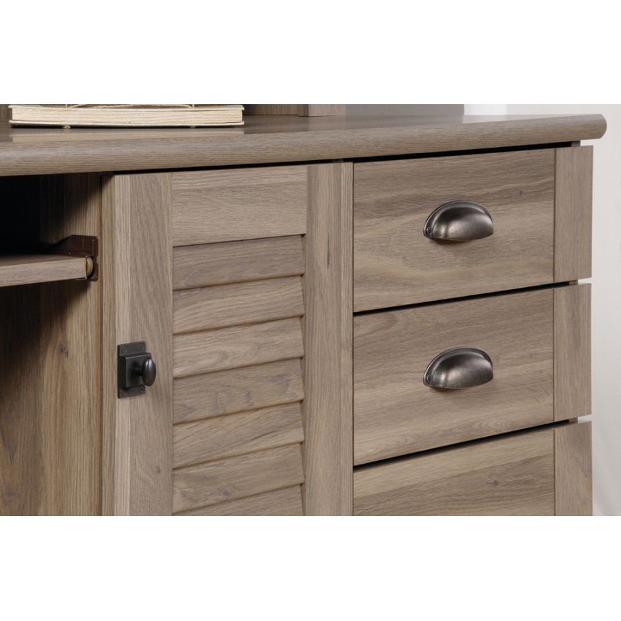 Louvre Hutch Home Office Desk With Storage